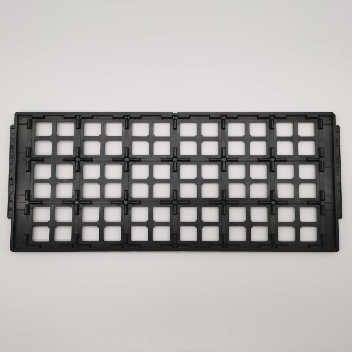 ODM PCB Модуль ESD Черные IC упаковочные подносы Термостойкие