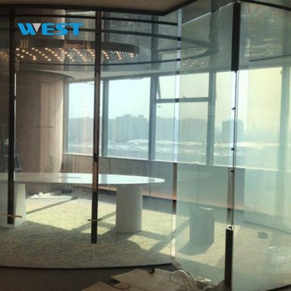 Película PDLC inteligente de protección de privacidad gris oscuro para ventanas residenciales