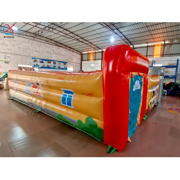 Commercial Fire Safety Themed Inflatable Fire Escape Maze for Kids Educational Events