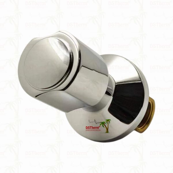 Chrome Plated Brass Stop Valve Global Valve South American Style B 1/2