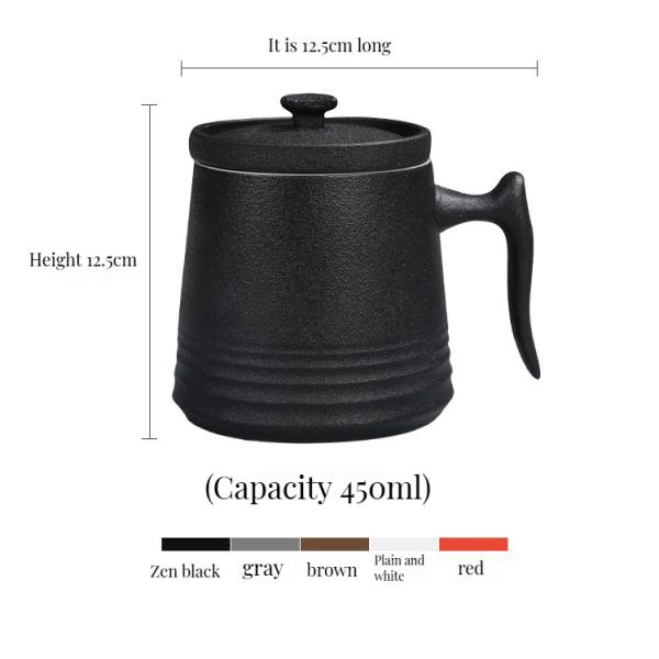 Nostalgia-Inspired 900cc White Porcelain Tea Pot Set Classic Design Style for Coffee Cups
