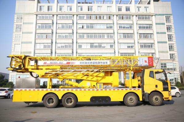 22m Bridge Inspection Platform Under Bridge Access Structure Mounted With Truck