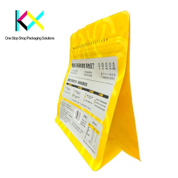 Heat Seal Waterproof Tea Powder Packing Pouch 140um Thickness customization