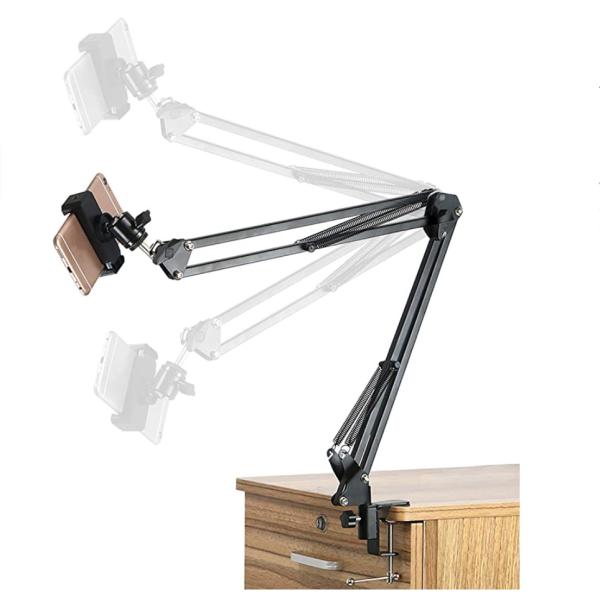 2KG 360 Rotating Head M60 Round Base Mic Stand With Boom