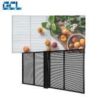 10000 horas de vida útil Display LED transparente a cores inteiras para publicidade interna