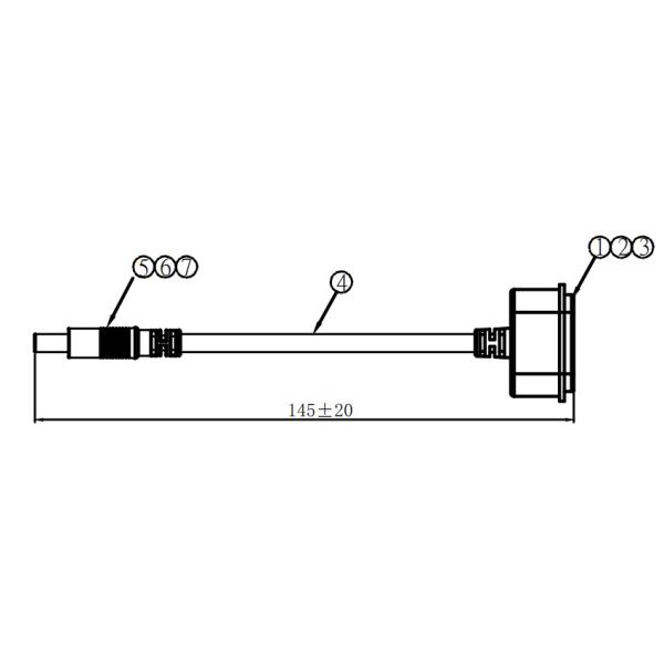 Conector de cable magnético personalizado 12V 5A Conector magnético masculino y femenino