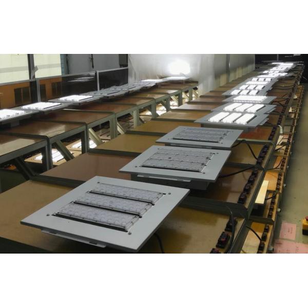 el toldo de 50w 100w 150w IP65 LED enciende la instalación ahuecada para la gasolinera