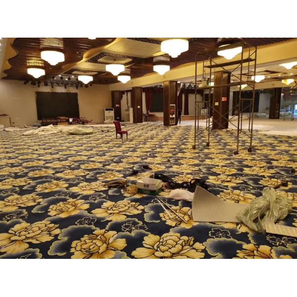 Custom Luxury Wool Nylon Axminster Casino Carpet Medium Pile Washable Office for Hotel