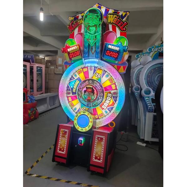 Magicians Wheel Lottery Redemption Game Machine Rotating Wheel Coin Operated Ticket Redemption