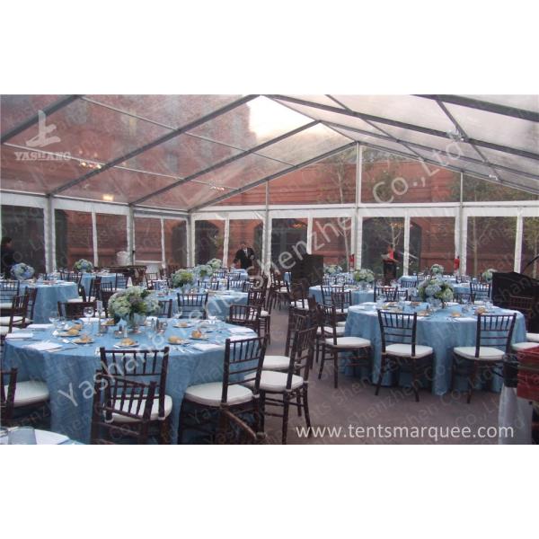Hard Pressed Aluminium Frame Tents Outdoor With Roof Lining Decoration
