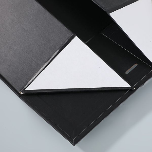 Custom Large Black Rigid One-Piece Foldable Flip-Top Gift Box – Premium Collapsible Packaging For Big-Size Gifts