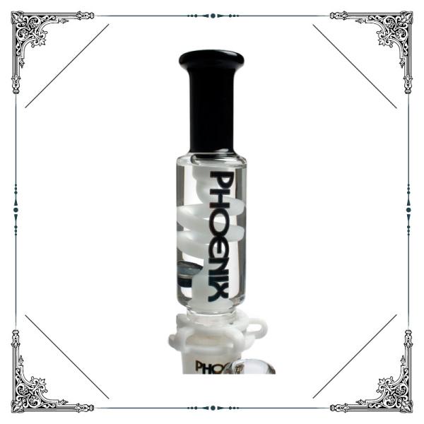 Custom 10 Inch Glass Bong Smoking With Triple Honeycomb Perc