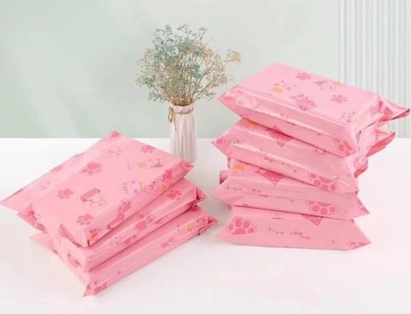 60um Compostable Poly Bags Poly Mailers Bag For Delivery Packaging