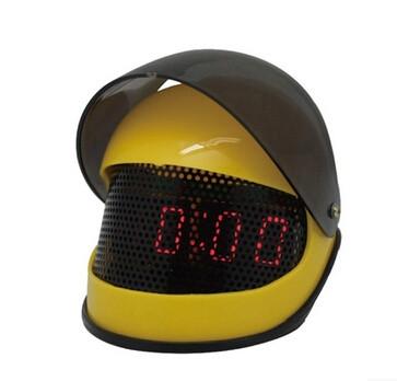 New creative wall helmet creative gift product alarm clock