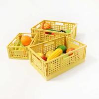 Sonsill a épaissi l'organisateur de plastique de panier, boîtes de rangement se pliantes détachables