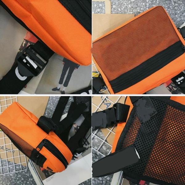 Multifunctional Vest Chest Bags Unisex Athletic Crossbody Bag Custom Material