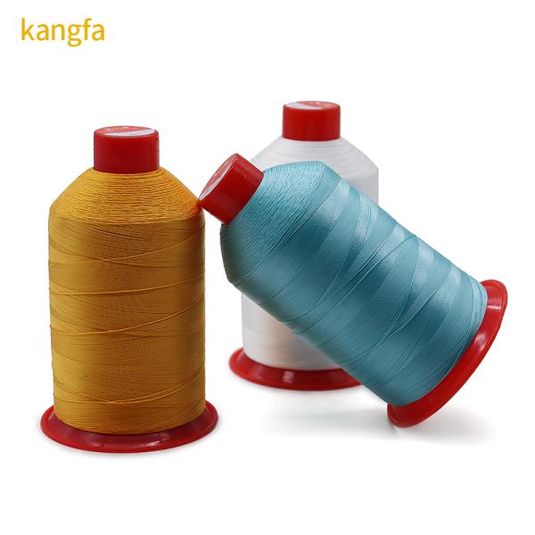 Полиэстер / нейлон сцепленная нить Tex 70 210d/3 для производства бусины и обуви из кожи