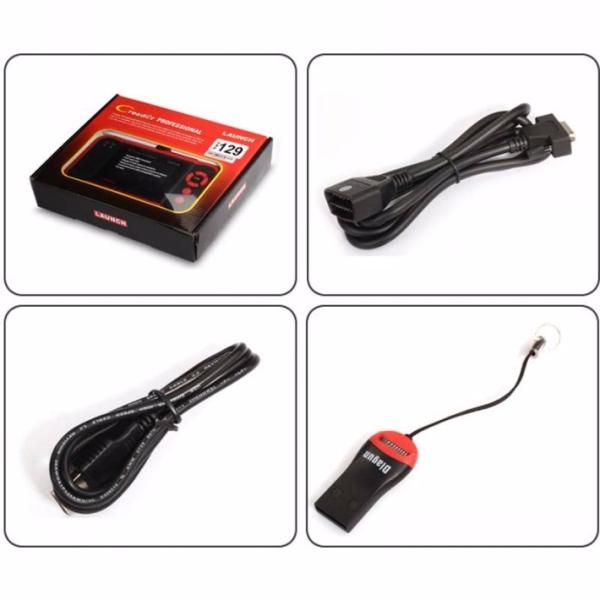 Newest Software Launch Creader CRP129 OBDII/EOBD Auto Code Scanner free update online diagnostic for 4 system
