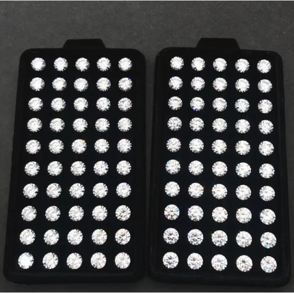 5А Качество 1000 штук/сумочка 1 мм - 3,0 мм Каменные драгоценности Белый кубический циркония для ювелирных изделий