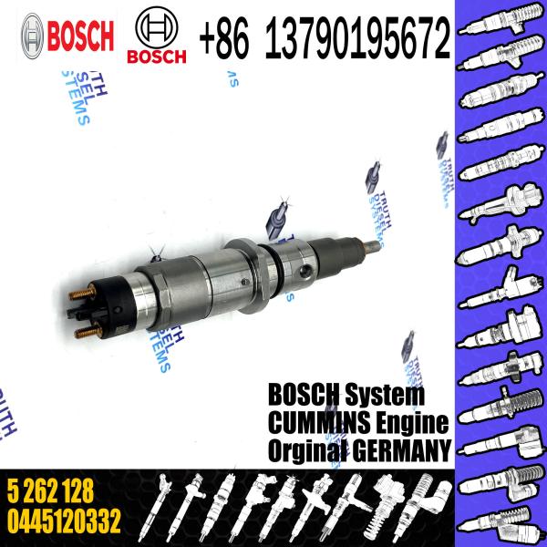 Conjunto comum 5262128 do injetor do trilho do injetor de combustível diesel 0445120332 para o motor diesel de Cummins 6,7