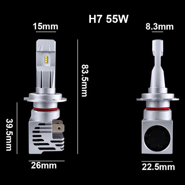 Car LED Headlight H11 H7 55W H4 60/55W Original Bulb Fog Lamp 18000LM H1 9005 9006 HB3 HB4 12V Truck Lights 24V