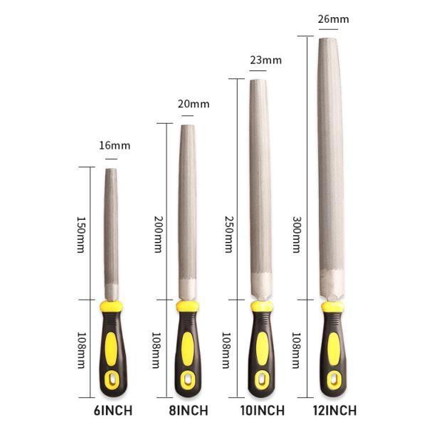 Professional Steel Triangle Files Three Square Files Machinist Files for Wood Drilling