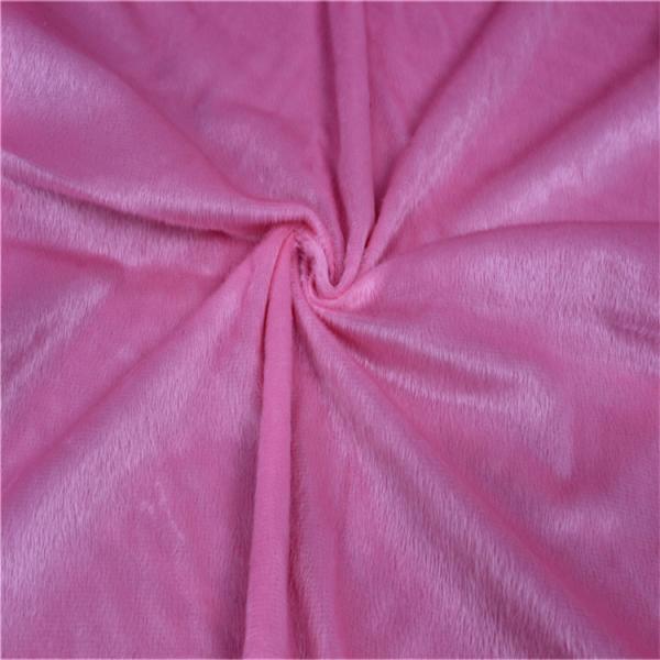 Plain Soft Toy Making Fabric Faux Fur Velboa Fabric  Customized Color