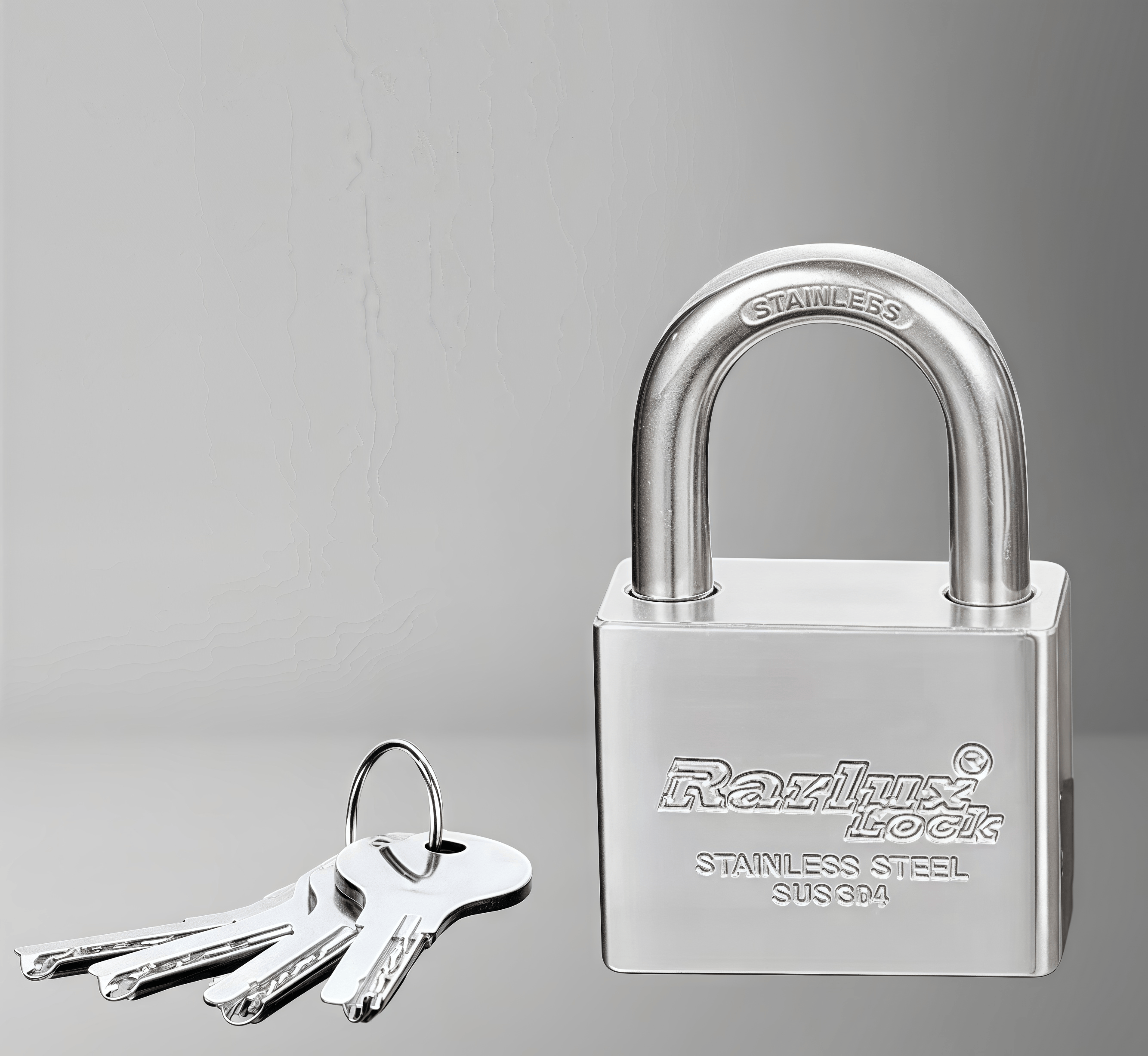 Rarlux Best Design Anti-theft Padlock Eco-Friendly Fine Workmanship Stainless Steel Square Type Padlock