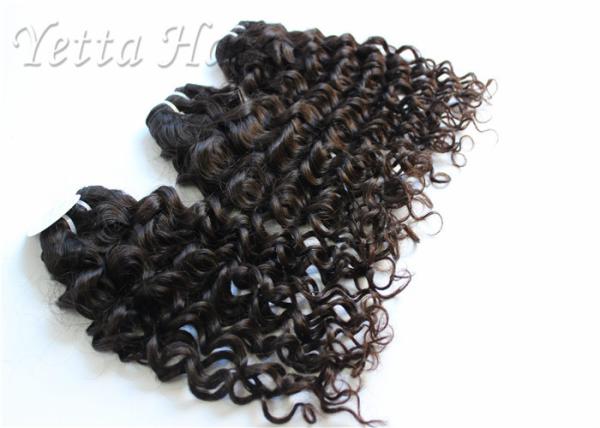 Double Knots Soft Real Brazilian Human Hair Weft For Dream Girl