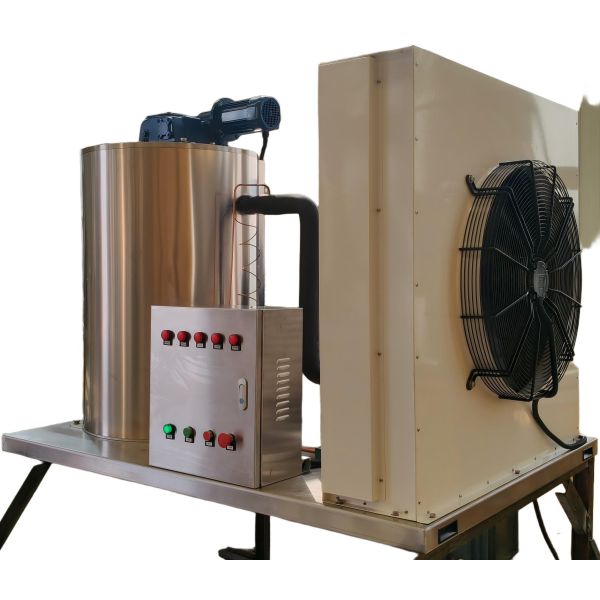 Ecoice 3Ton/Day Stainless Steel Best Commercial Flake Ice Making Machine for Seafood & Fishery