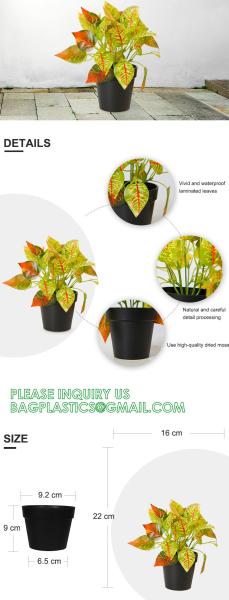 Fake Plants 16 Faux Plants Artificial Potted Plants Indoor for Home Office Farmhouse Kitchen Bathroom Table Shelf