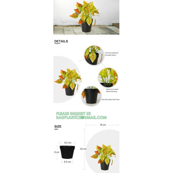 Artificial Bonsai Tree Juniper Faux Plants Indoor Fake Plants Decor with Ceramic Pots for Home Table Office Desk