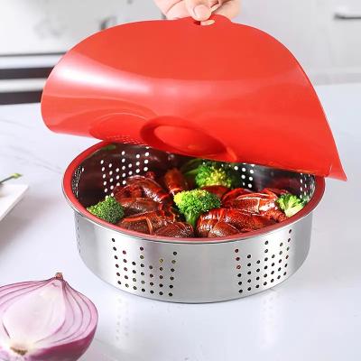 Customized Silicone Fresh Keeping Food Cover Heat Resistant Strong Sealing For Microwave