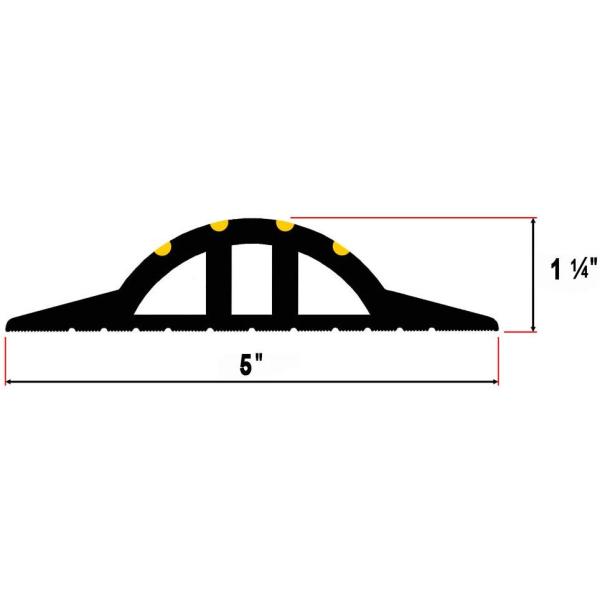 Eco-friendly 30mm Waterproof Garage Door Threshold Weatherstrip Rubber Seal with SILICONE