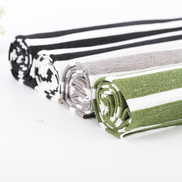 Breathable And Comfortable And High Quality Skin-Friendly Striped Knit Fabric For Polo Shirt