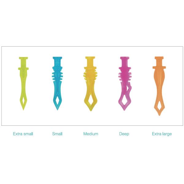 ISO Dental Sectional Matrix System Plastic Matrix Band Diamond Wedges W4 2.0