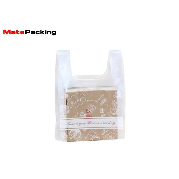 Grocery Biodegradable Packaging Bags , Food Package Supermarket Plastic Bags