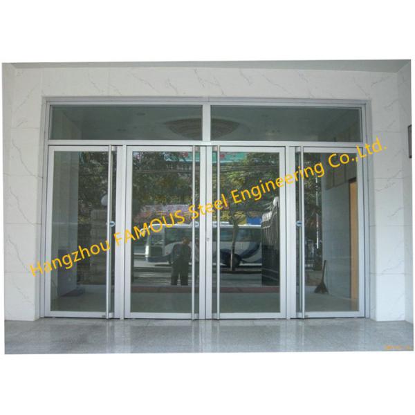 Modern Commercial Decorative Soundprrof Glass Door Swing Aluminum Frame Glass Door For Sale