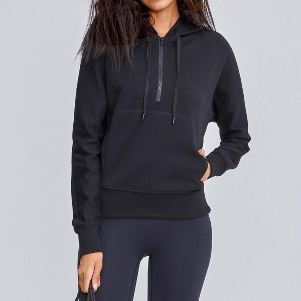 As camisetas do Hoodie das mulheres do STC caem partes superiores longas ocasionais dos esportes da luva da forma do inverno