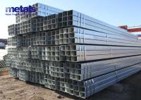 Pipe carrée galvanisée sans soudure résistante à la corrosion pour les environnements difficiles