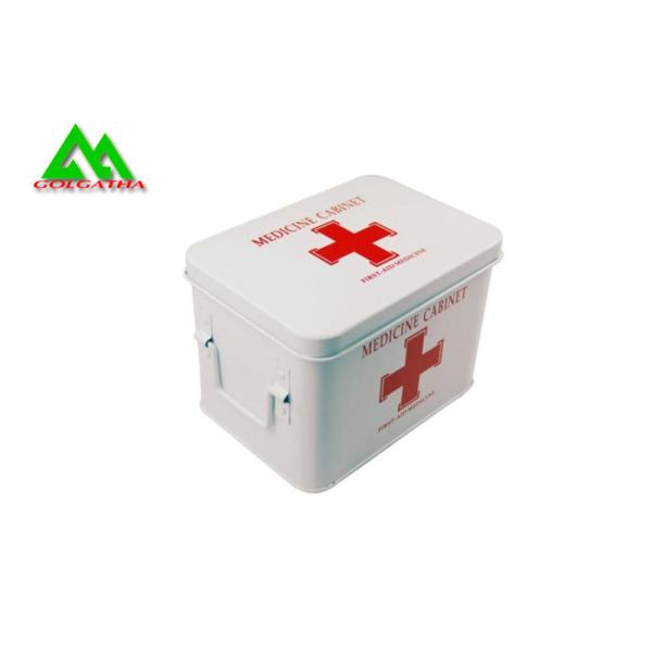 Aluminium Alloy Lockable Medicine Box Portable Multifunctional Child Proof