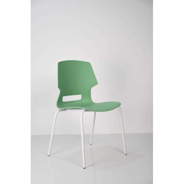 PP Stackable Mesh Chair Colorful 4 Leg Computer Chair 1.5mm Thickness