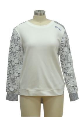 Personality New Design Decoration Lace Up Layer Ladies Pullover Shirt Like Cuff Sewing