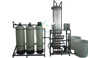 SS 304 Ion Exchange Water Softener Systems Mixed Bed Filter 3000LPH Fiber Glass