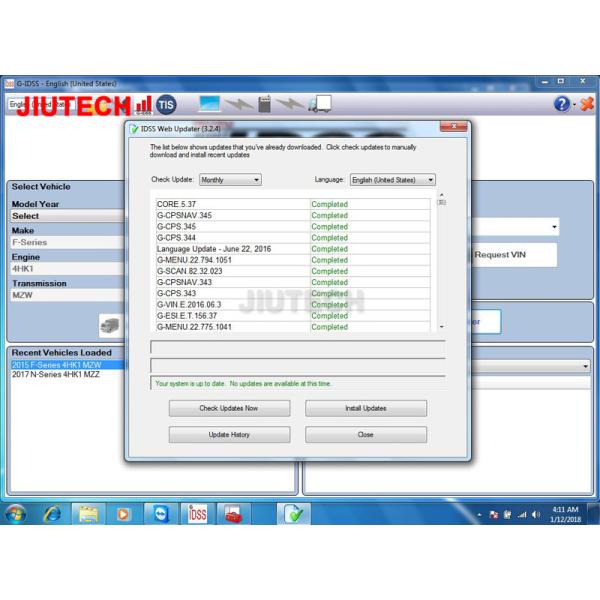 ORIGINAL heavy duty truck diagnostic scanner ISUZU IDSS INTERFACE