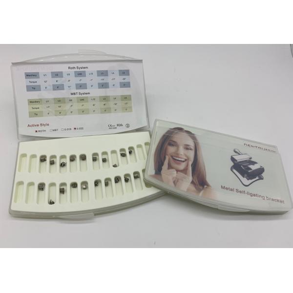 Dental Metal MBT 022 Self Ligating Braces Active Style Orthodontic Damon Q Braces