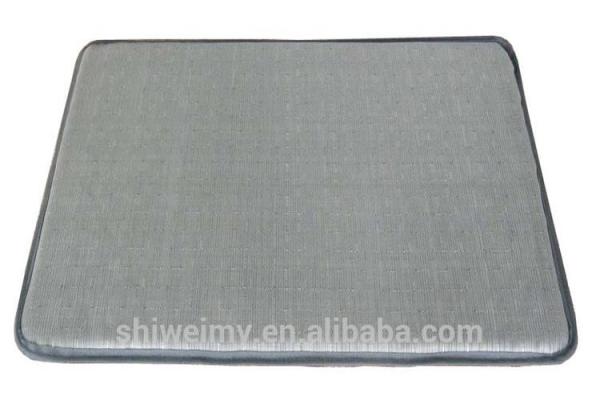 Plain gray pvc top with NBR foam kitchen stand mat