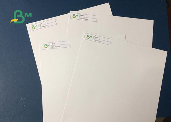 350gsm o lado da espessura um revestiu o papel de placa branca 787mm x 1092mm para o cartão de nome