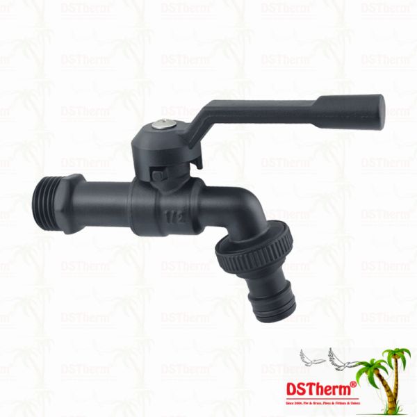 Heavy Duty Classic Aluminum Handle Bibcocks Spigot Valve Water Tap 1/2
