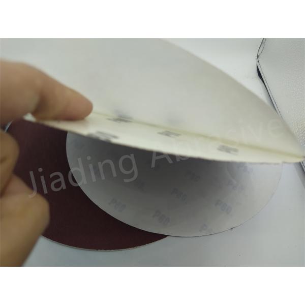 300mm 350mm RED Hook Loop Sandpaper for Epoxy Floor Grinding Cement Wall Sanding Disc